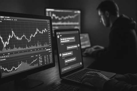 Technology amplifies deception, turning greed and hope into data within a system where illusion becomes profit. Technology amplifies deception, turning greed and hope into data within a system where illusion becomes profit.