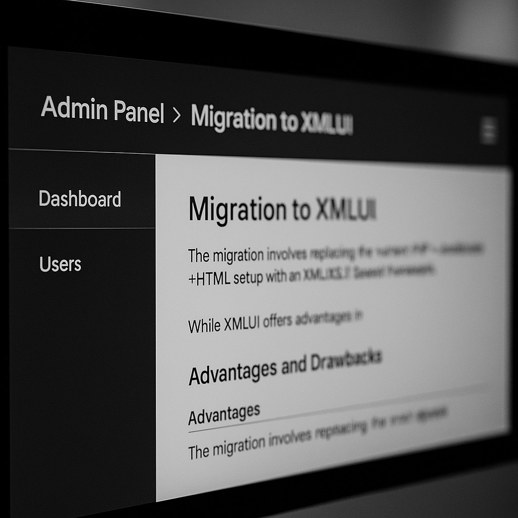 A quick review of the XMLUI framework.
