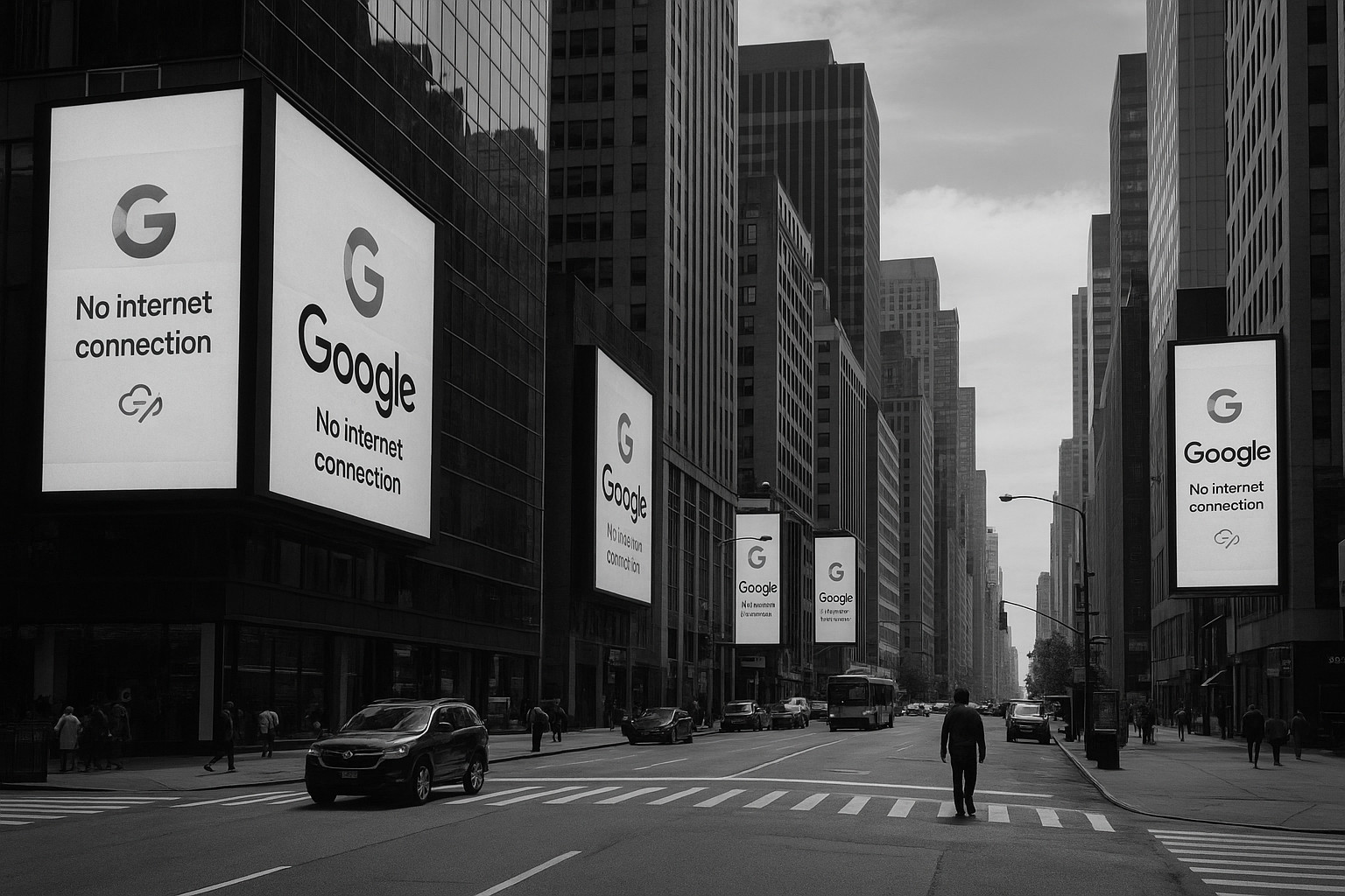 The extent of Google dominance and dependence on its services.