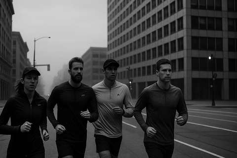 The corporate running clubs and their cultists. The corporate running clubs and their cultists.