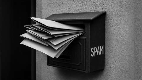 Spam, unwanted messages and silence in the digital mailbox. Spam, unwanted messages and silence in the digital mailbox.